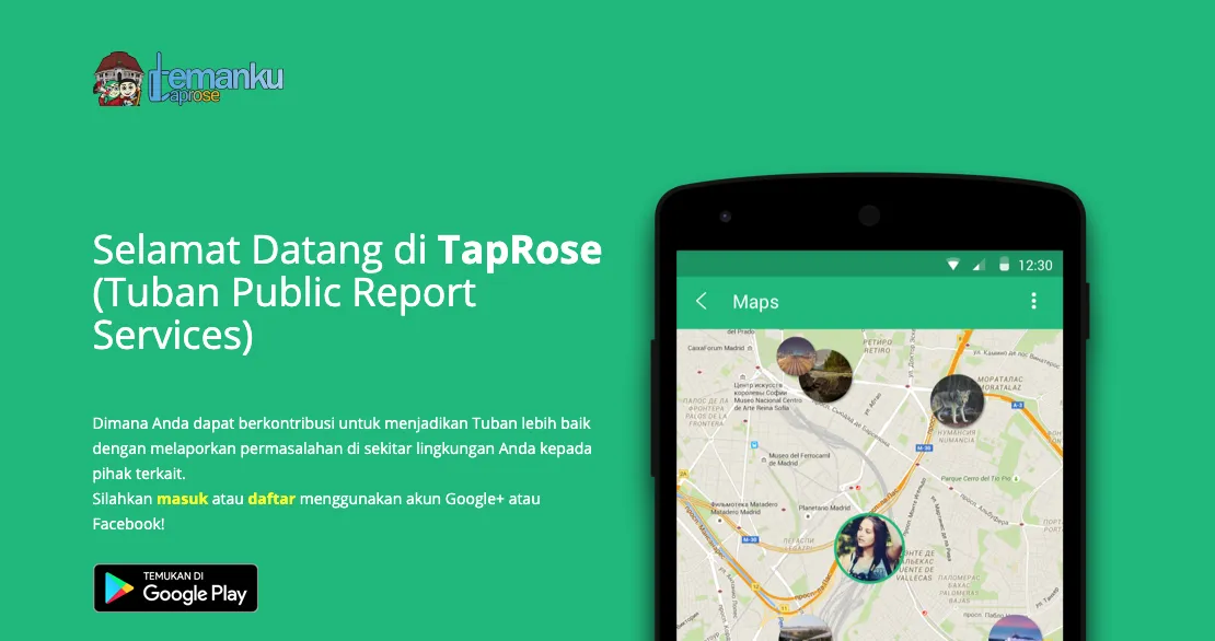 Backend services for a regional government digital program in Tuban