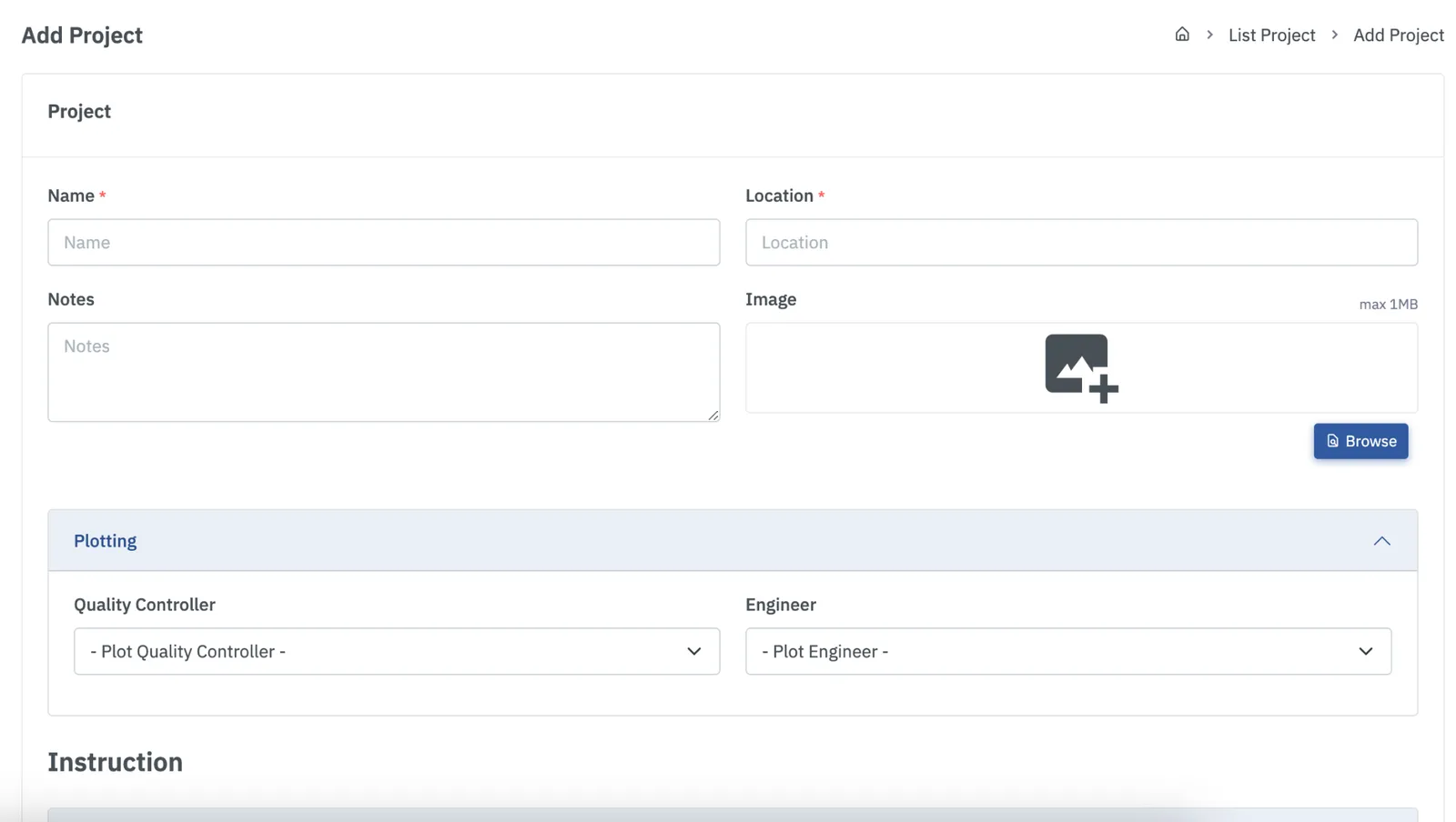 Project and material tracking dashboard for Jember Futura
